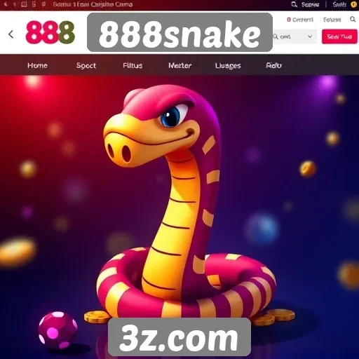 Interface do site 888snake ganha elogios dos usuários